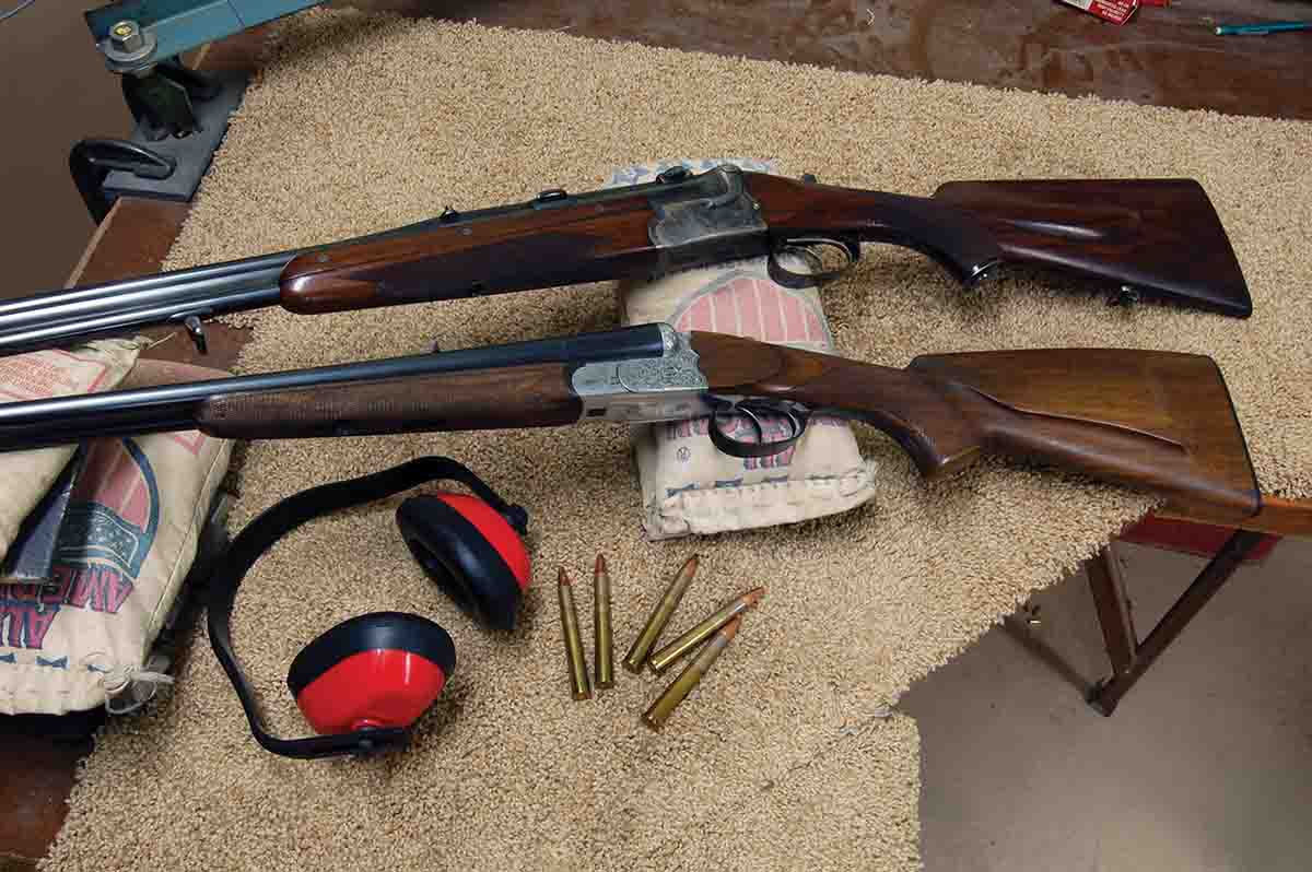 The Merkel (top) and Visini (bottom) show light engraving and good wood.